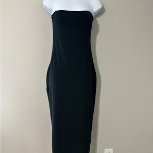 Hatch Black Strapless Tube Dress